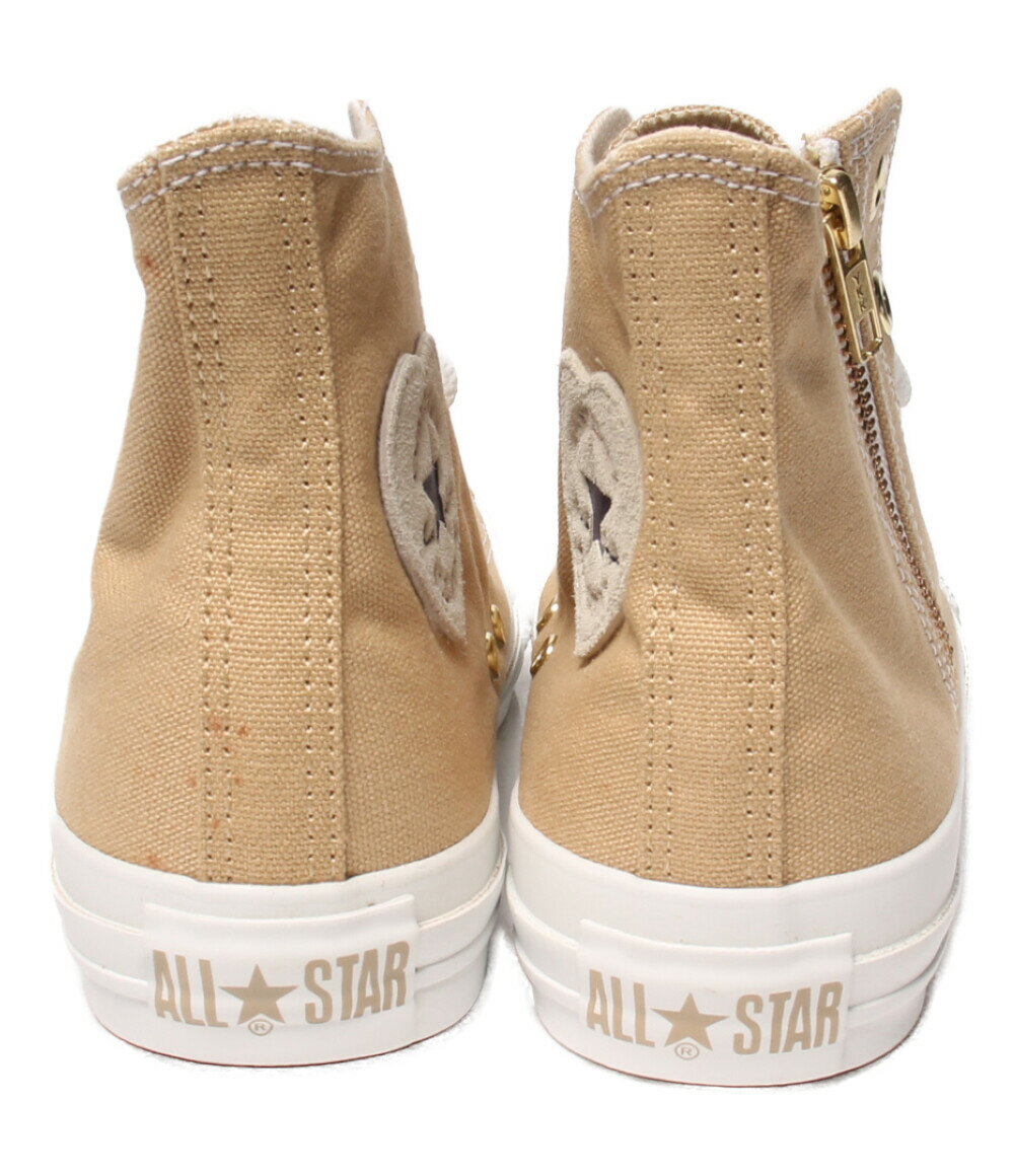 【中古】 コンバース ハイカットスニーカー ベージュ ALL STAR ハートパッチ Z 5CL300 レディース SIZE 24 (L) CONVERSE