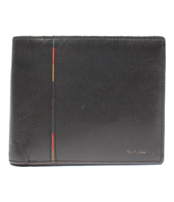 【中古】 ポールスミス 二つ折り財布 メンズ PAUL SMITH