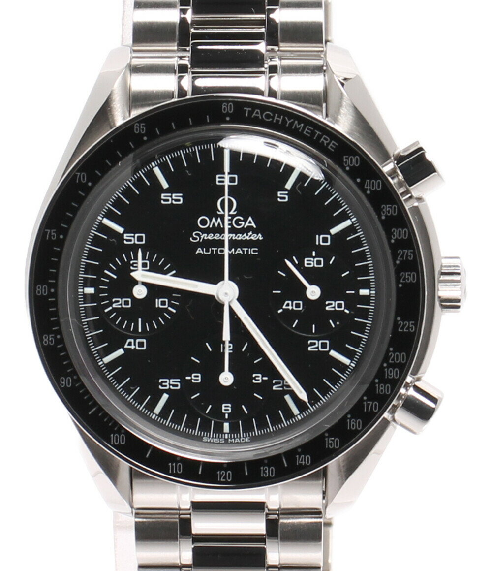 【中古】 オメガ 腕時計 クロノグラフ SPEEDMASTER 自動巻き ブラック 35105000 メンズ OMEGA