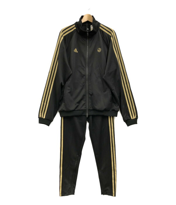 【中古】美品 アディダス セットアップジャージ 3本線 スポーツウェア 10thアニバーサリー 24karats メンズ SIZE L (L) adidas