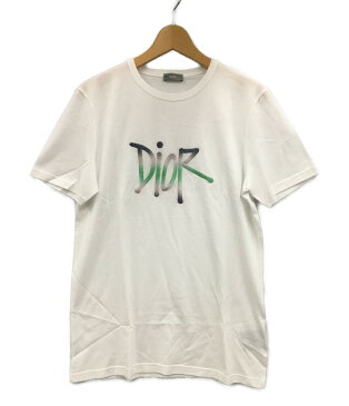 【中古】美品 ディオールオム 半袖Tシャツ DIOR AND SHAWN STUSSY 033J600D0589 メンズ SIZE S (S) Dior HOMME