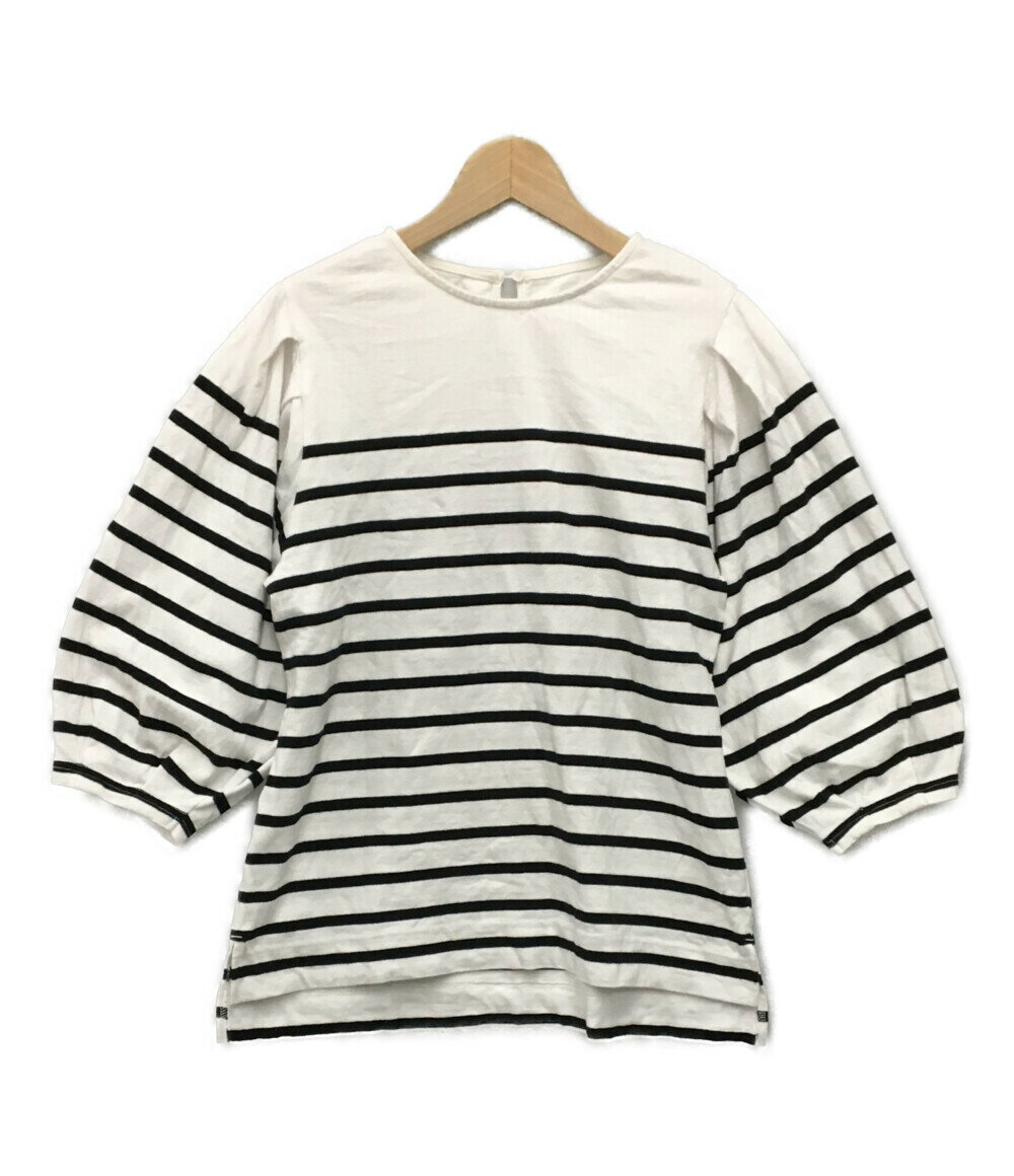 【中古】 バルーン袖 カットソー ボーダー柄 レディース SIZE 38 (S) PICCADELLYのサムネイル