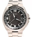 【中古】 シチズン 腕時計 ECO-DRIVE アテッサ ソーラー ブラック H145-T018548 メンズ CITIZEN