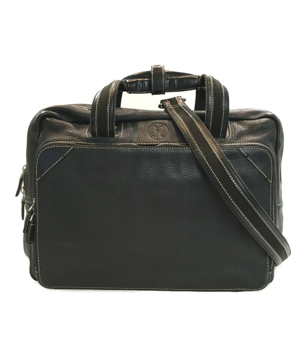 【中古】 コールハーン 2way ブリーフケース ビジネスバッグ ショルダーバッグ 斜め掛け メンズ COLE HAAN