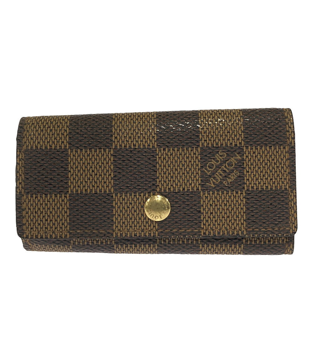 【中古】 ルイヴィトン 4連キーケース ミュルティクレ4 ダミエ N62631 ユニセックス Louis Vuitton