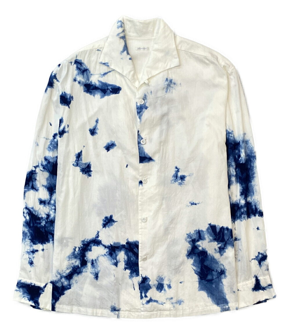 yÁz \E{E Vc ONE PIECE COLLAR SHIRTS TIE-DYE Y SIZE 3 SOWBOW