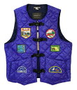【中古】美品 モニタリー キルティング ベスト QUILTED CIA CHOVEST VANCLOTH&SONS メンズ SIZE 42 MONITALY
