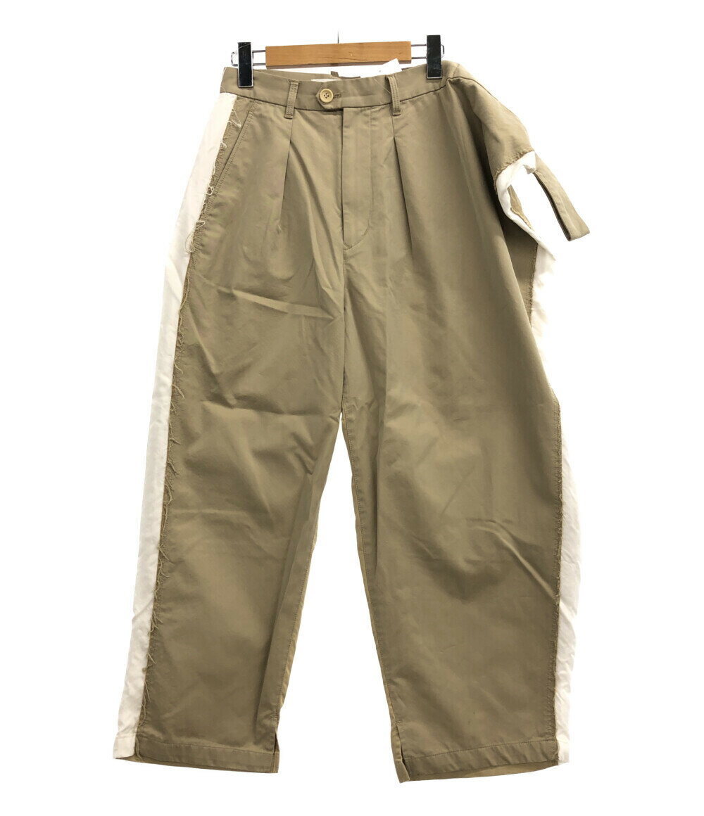 【先着クーポン9日20時～16日1：59迄】【中古】 チノパン 裾スリット Tie-up Waist Chino PT 21BS11 レディース SIZE XS (XS以下) BASE MARK