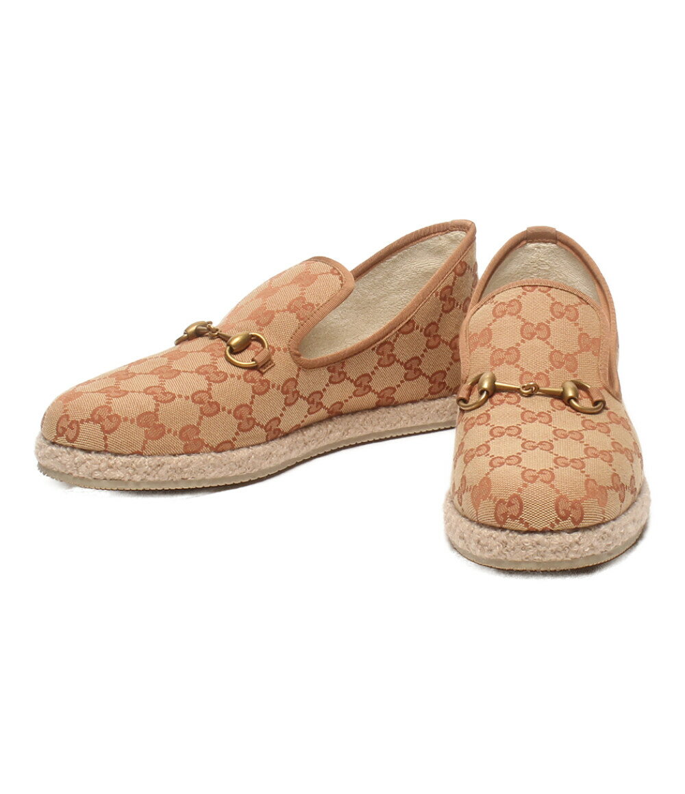 【5%OFFクーポン 18日0時～21日9：59迄】【中古】美品 グッチ ホースビット スリッポン メンズ SIZE 7 (M) GUCCI