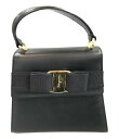 【5%OFFクーポン 7日9：59迄】【中古】 サルバトーレフェラガモ ミニハンドバッグ ヴァラ レディース Salvatore Ferragamo