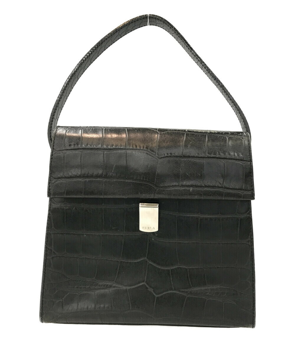 【中古】 フルラ 型押しハンドバッグ レディース FURLA