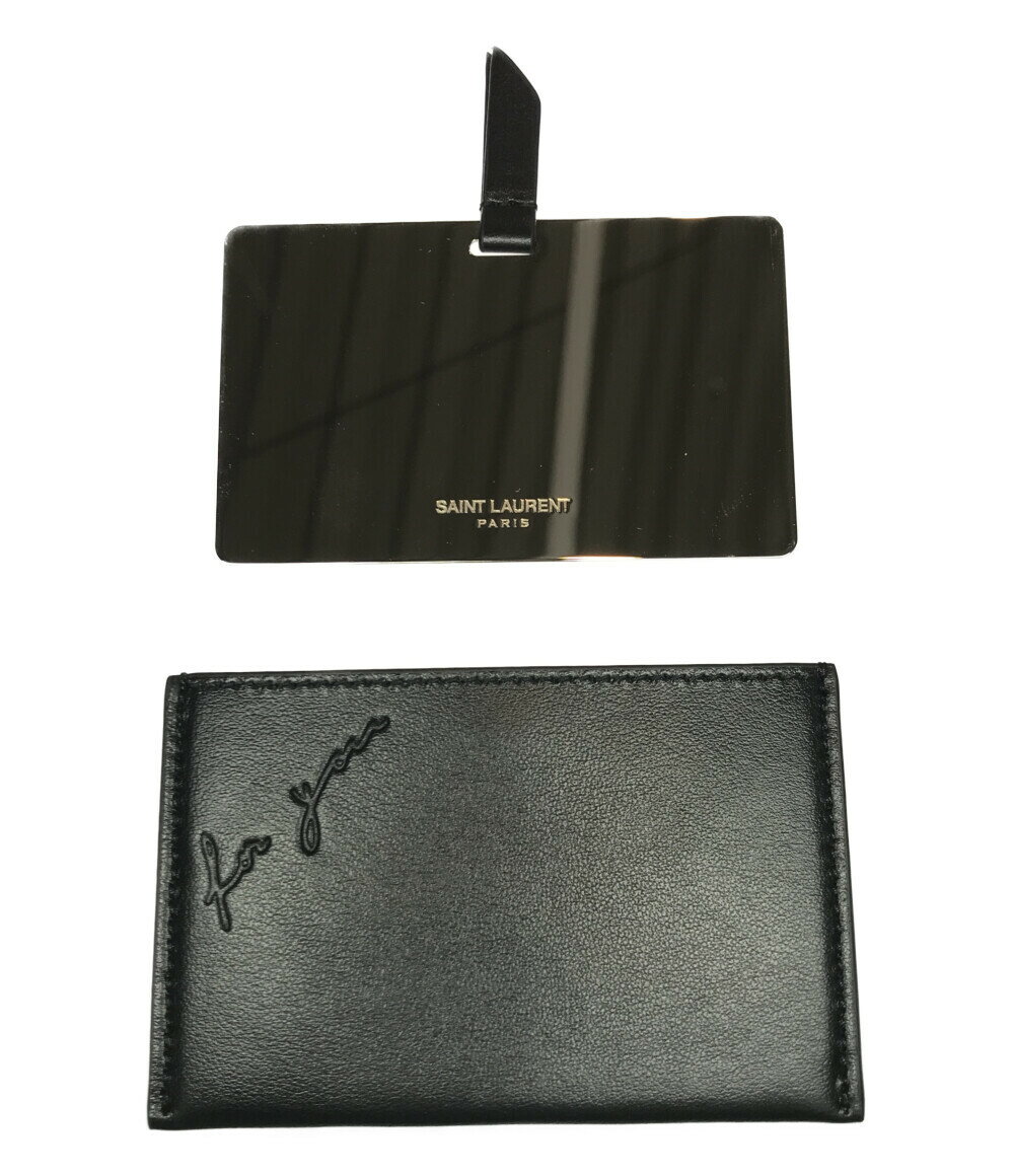 【中古】 サンローランパリ レザーケース付きハンドミラー 533799 ユニセックス SAINT LAURENT PARIS