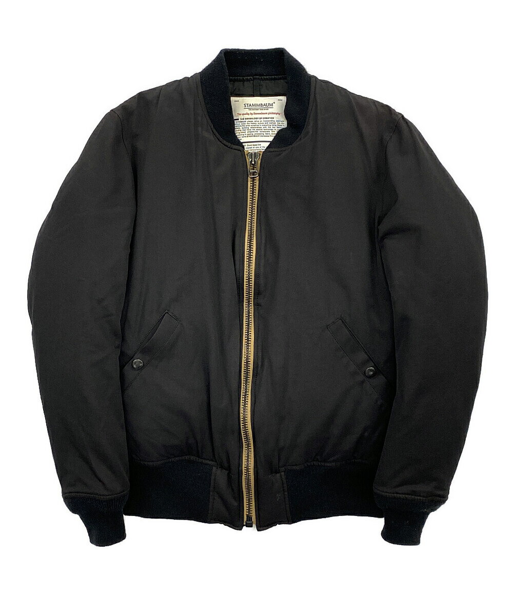 【中古】 シュタンバウム ブルゾン フライトジャケット 中綿ダウン メンズ SIZE 38 stammbaum