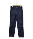 【5%OFFクーポン 7日9：59迄】【中古】美品 エンポリオアルマーニ ストライプデニムパンツ レディース SIZE 24 (M) EMPORIO ARMANI