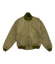 【中古】 ヒューストン ブルゾン TANKERS JACKET カーキ 5B-1X メンズ SIZE 36R HOUSTON