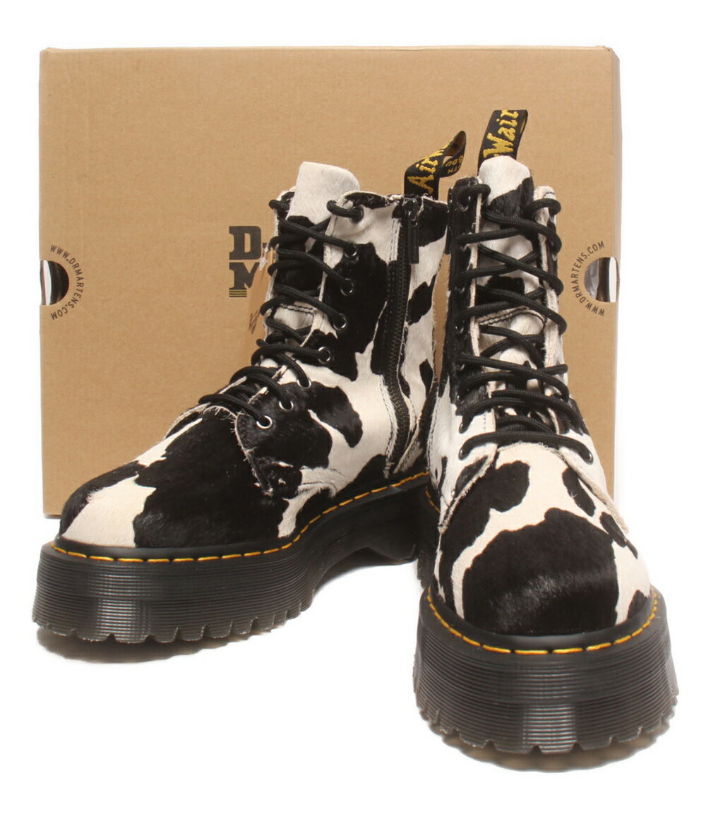 【中古】 ドクターマーチン 8ホール ブーツ 牛柄 メンズ SIZE UK8 Dr.Martens