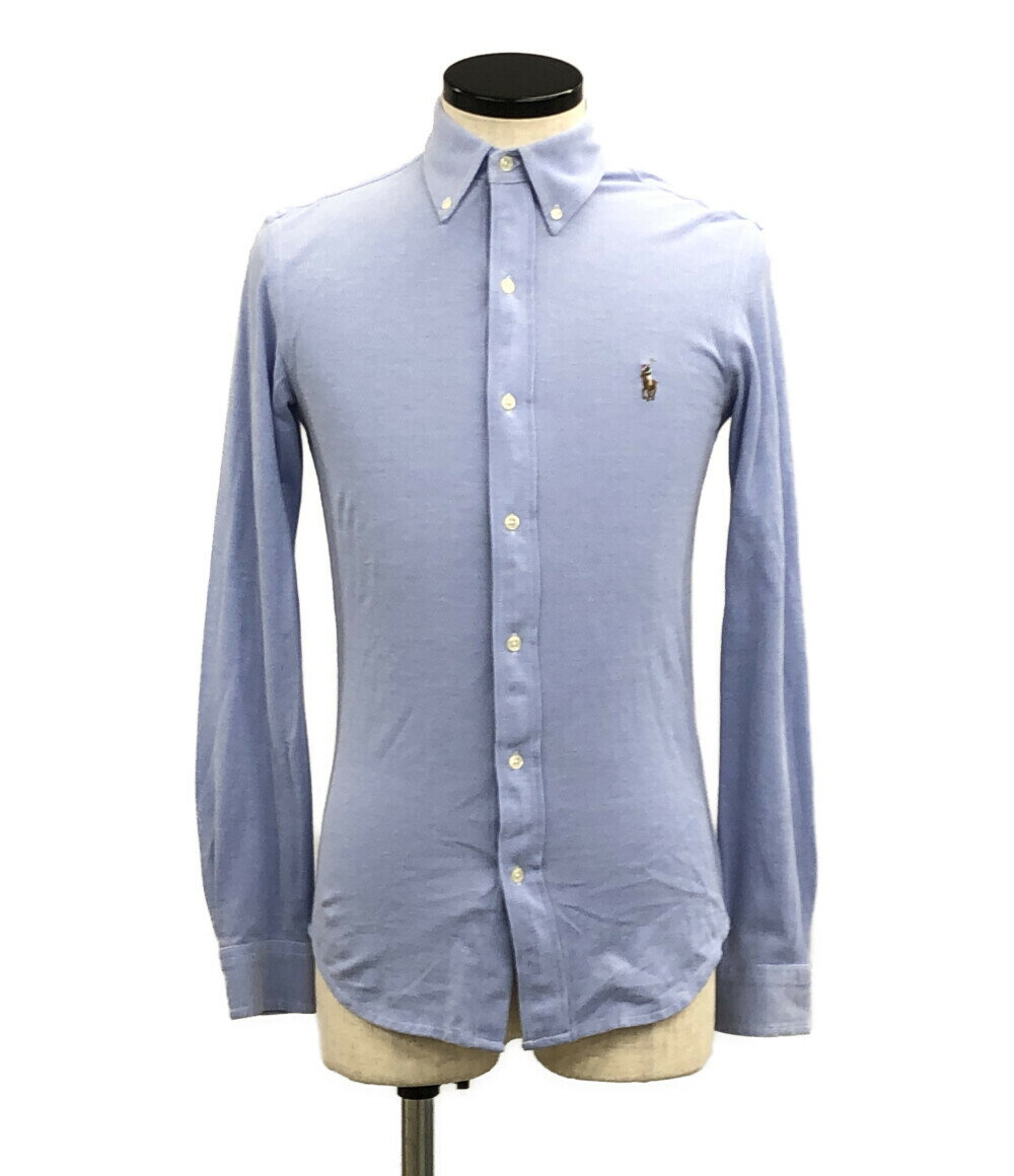 【5%OFFクーポン 18日0時～21日9：59迄】【中古】 ラルフローレン ボタンダウンシャツ SLIM FIT KNIT OXFORD メンズ SIZE XS (XS以下) RALPH LAUREN