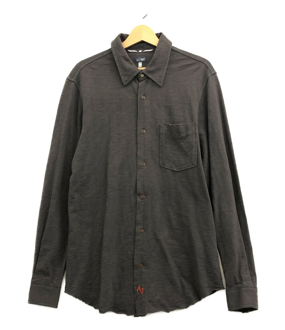 【5%OFFクーポン 18日0時～21日9：59迄】【中古】 アルマーニジーンズ 長袖シャツ メンズ SIZE M (M) ARMANI JEANS