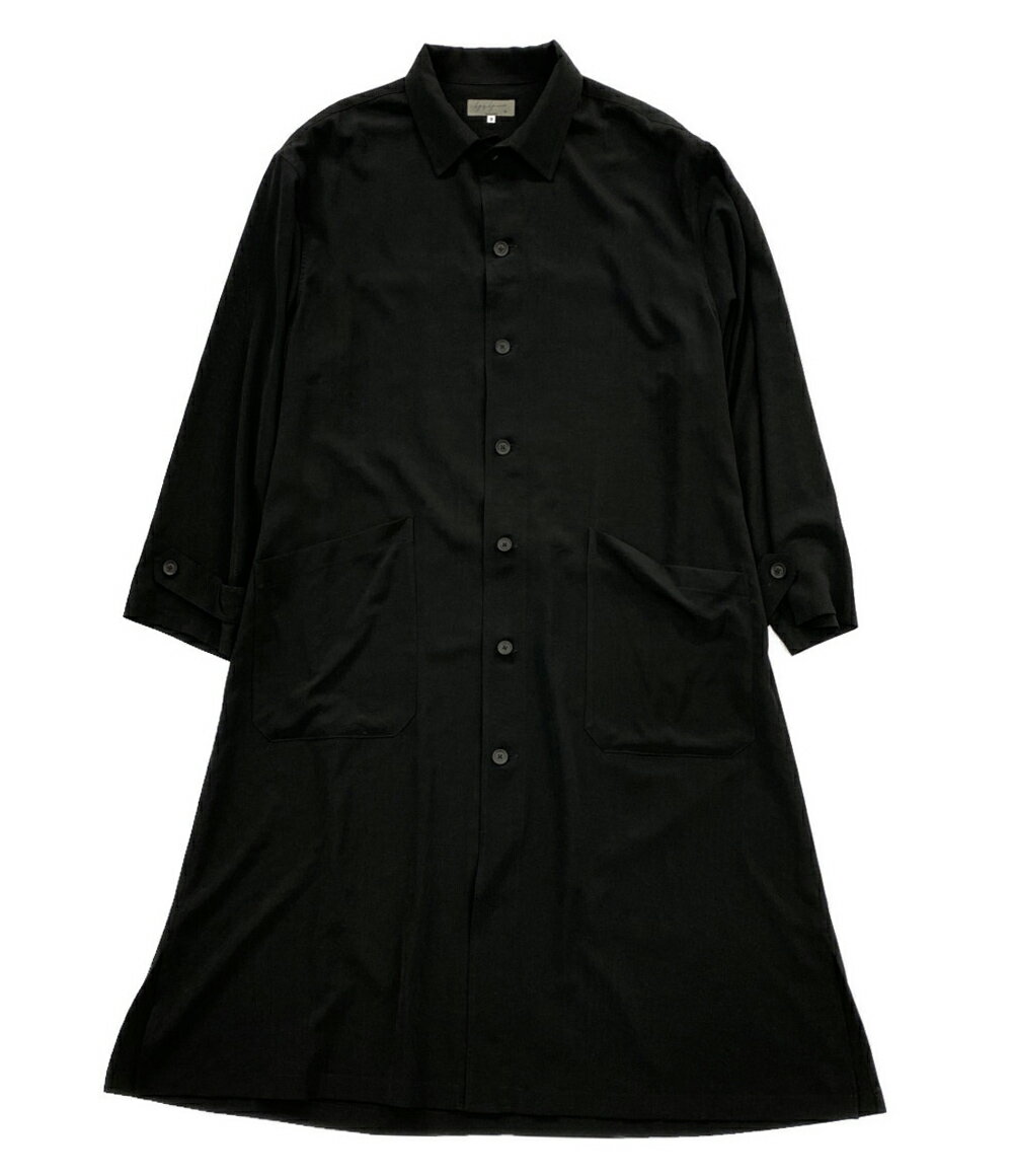 【中古】 ヨウジヤマモトプールオム 長袖シャツ シグネチャーペイントロングブラウス 20ss メンズ SIZE 3 Yohji Yamamoto POUR HOMME