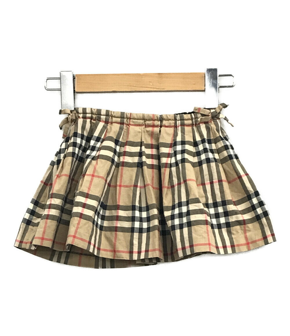 【5%OFFクーポン 18日0時～21日9：59迄】【中古】美品 バーバリー チェックスカート キッズ SIZE 18M BURBERRY