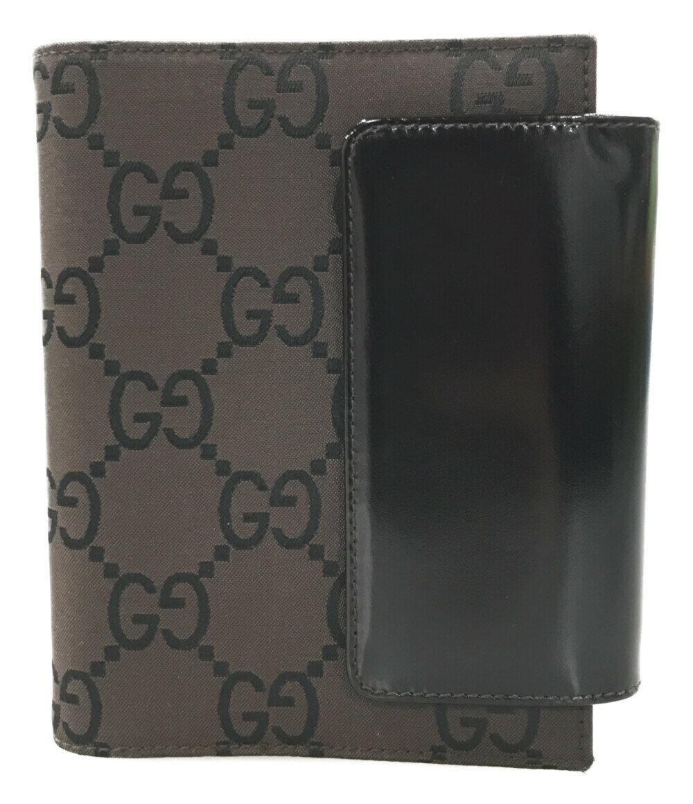 【先着クーポン9日20時～16日1：59迄】【中古】 グッチ 手帳カバー 6穴 031 3314 0916 メンズ GUCCI