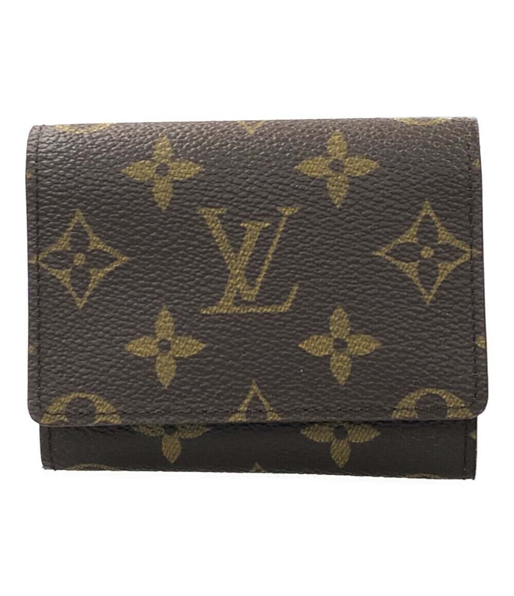 【中古】 ルイヴィトン カードケース 名刺ケース アンヴェロップ カルト ドゥ ヴィジット モノグラム M62920 メンズ Louis Vuitton