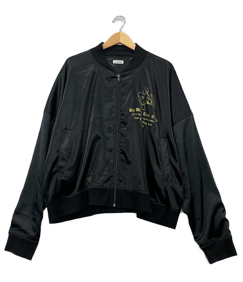 yÁz EB[`oA u] SATIN TRACK JACKET Y SIZE M WILLY CHAVARRIA