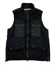 【中古】 ホワイトマウンテニアリング ジップアップベスト パネルデザイン 23ss メンズ SIZE 3 WHITE MOUNTAINEERING