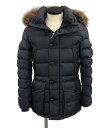 【中古】 モンクレール ロングダウンジャケット CLUNY メンズ (S) MONCLER