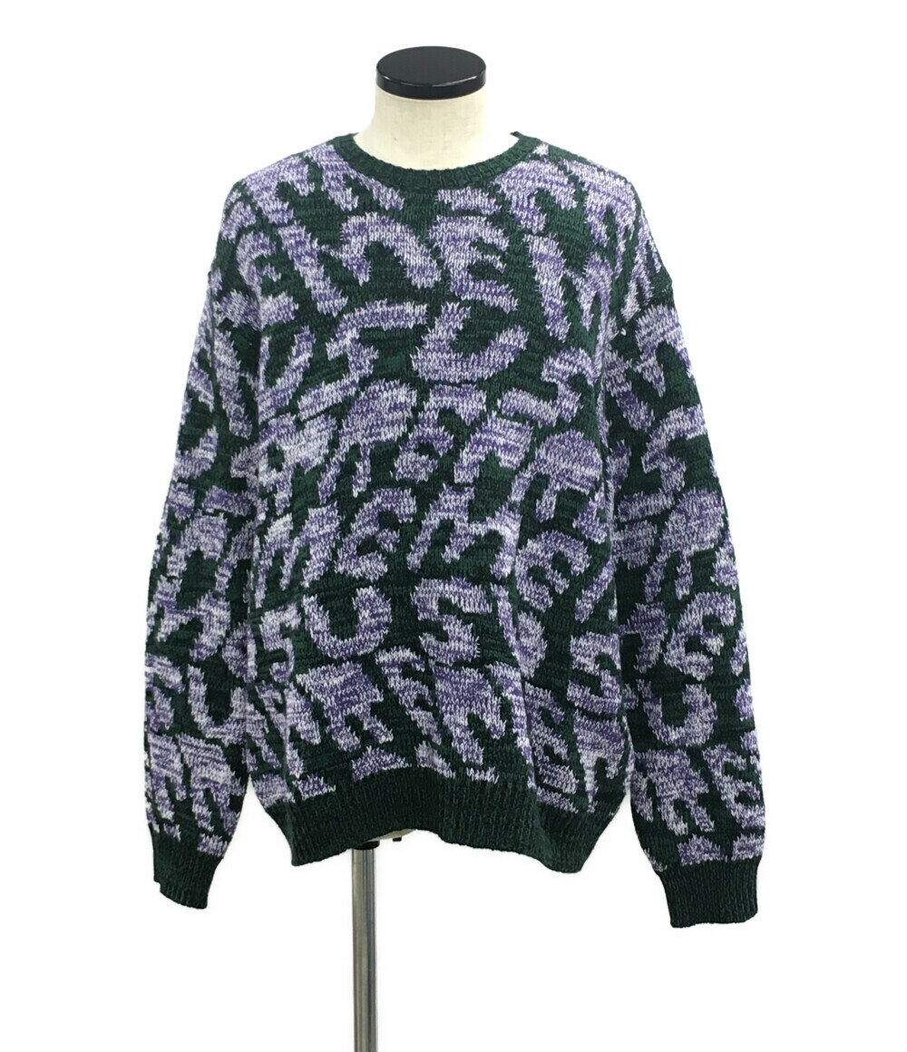 yÁzi Vv[ jbg Stacked Sweater Y SIZE L (L) Supreme