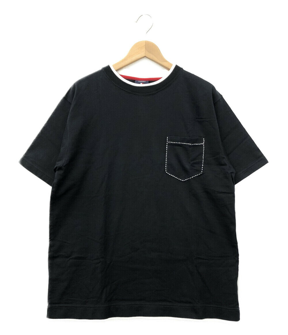 【5%OFFクーポン 18日0時～21日9：59迄】【中古】美品 トミーヒルフィガー 半袖Tシャツ メンズ SIZE L (L) TOMMY HILFIGER