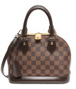 【5%OFFクーポン 7日9：59迄】【中古】 ルイヴィトン 2wayハンドバッグ アルマBB ダミエ エヌベ N41221 レディース Louis Vuitton