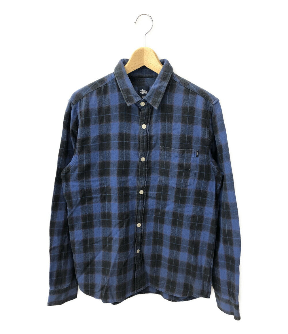 【5%OFFクーポン 18日0時～21日9：59迄】【中古】 ステューシー 長袖シャツ チェック柄 メンズ SIZE MeDIUM (M) STUSSY