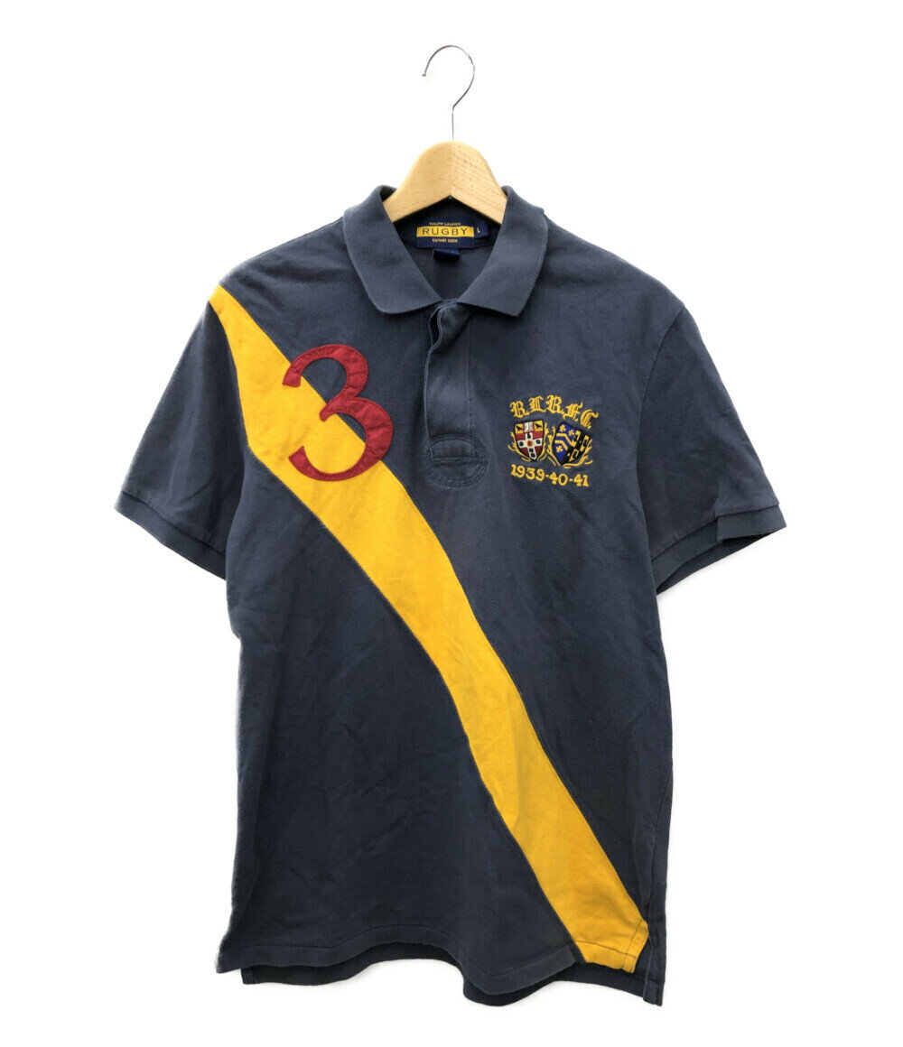 【5%OFFクーポン 18日0時～21日9：59迄】【中古】 ラルフローレン 半袖ポロシャツ RUGBY2004 メンズ SIZE L (L) RALPH LAUREN