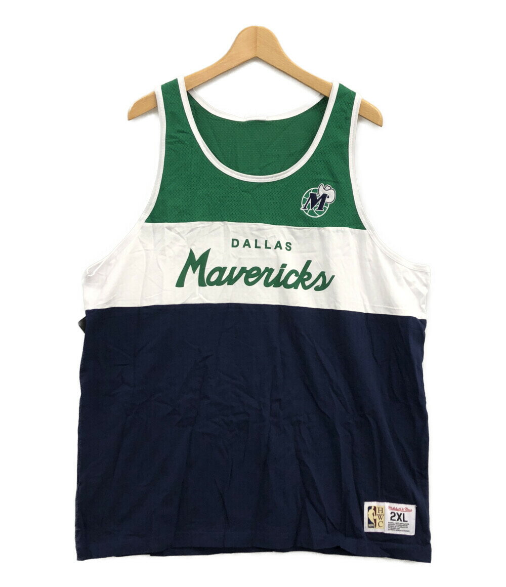 【先着クーポン4日20時~11日1:59迄】【中古】美品 タンクトップ NBA HARDWOOD CLASSICS メンズ SIZE 2XLARGE Michell＆Ness