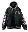 【中古】 シュプリーム チャンピオン スタジャン Hooded Satin Varsity Jacket 18aw メンズ SIZE S Supreme×CHAMPION