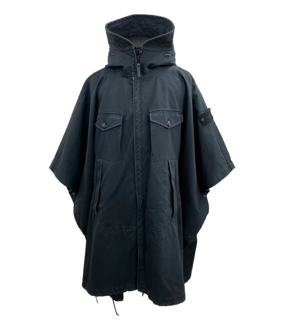 【中古】 ストーンアイランド ポンチョ RASO GOMMATO DOUBLE GHOST PIECE メンズ SIZE M STONE ISLAND