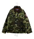 【中古】 カナダグース ジュンヤワタナベマン タクティカルジャケット 迷彩 カモフラ 19SS WC-J403 メンズ SIZE M CANADA GOOSE×CDG JUNYA WATANABE MAN