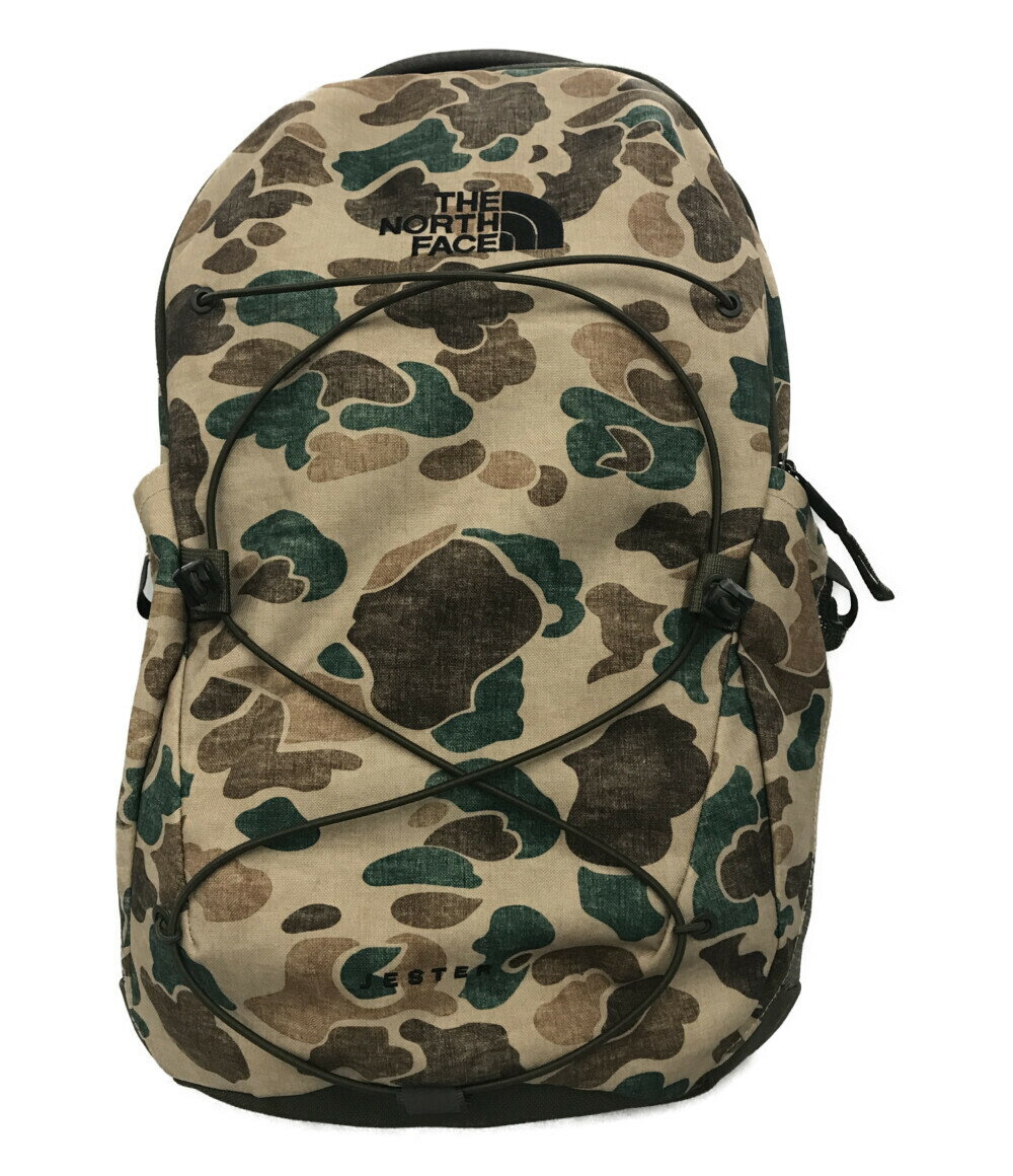 【5 OFFクーポン 18日0時～21日9：59迄】【中古】 ザノースフェイス リュック JESTER 迷彩柄 メンズ THE NORTH FACE