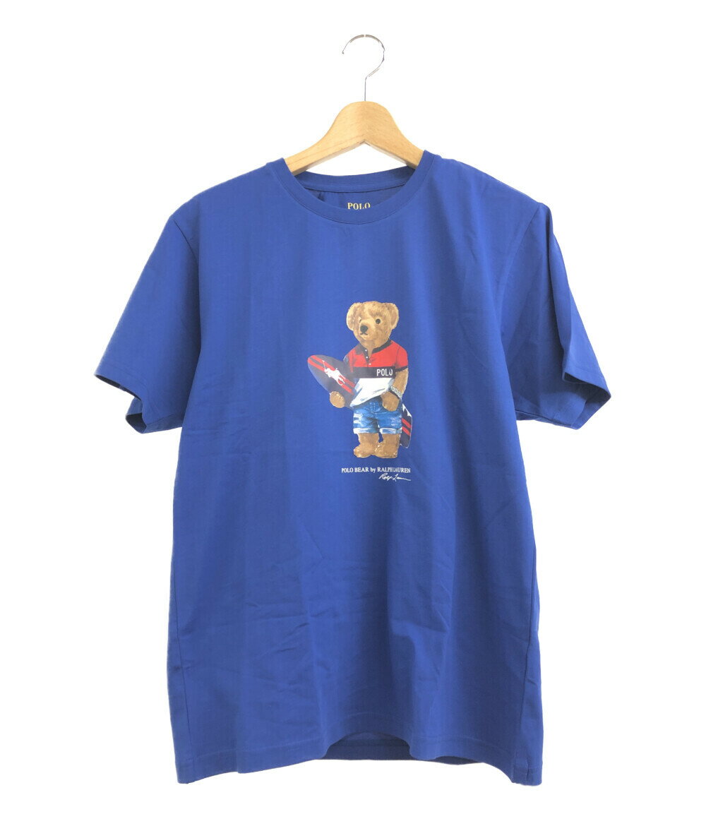 【5%OFFクーポン 18日0時～21日9：59迄】【中古】美品 ポロベアプリントTシャツ サーフボード メンズ SIZE M (M) POLO RALPH LAUREN