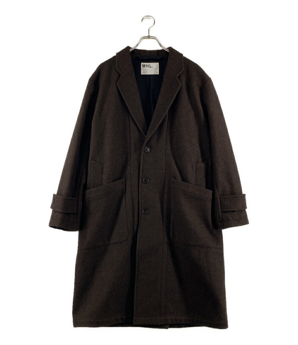 yÁz }[KbgnEG R[g WOOL MELTON COAT 22AW Y SIZE M Margaret Howell