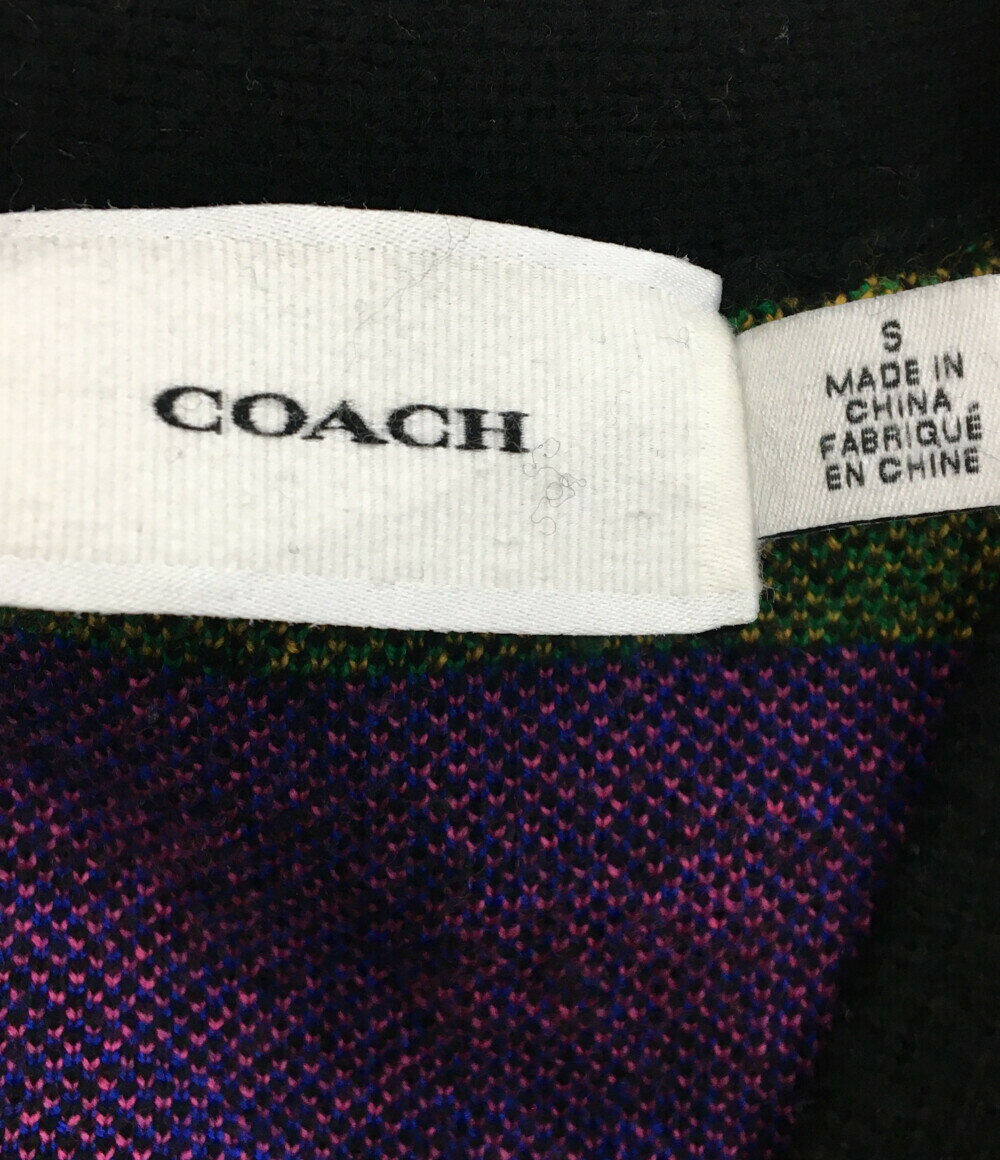 【中古】 コーチ 長袖カーディガン シグネチャー レディース SIZE S (S) COACH 3