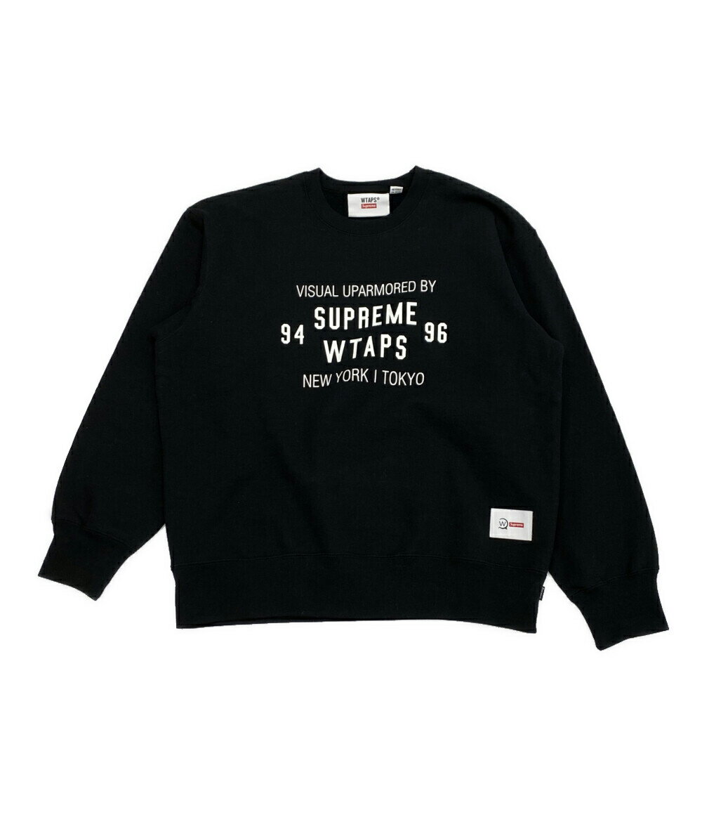 【中古】美品 シュプリーム スウェット Crew aneck Sweat メンズ SIZE M Supreme