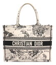 【中古】 クリスチャンディオール トートバッグ 刺繍 Dior Book Tote ミディアム ディオール ゾディアック 50-MA-0261 レディース Christian Dior