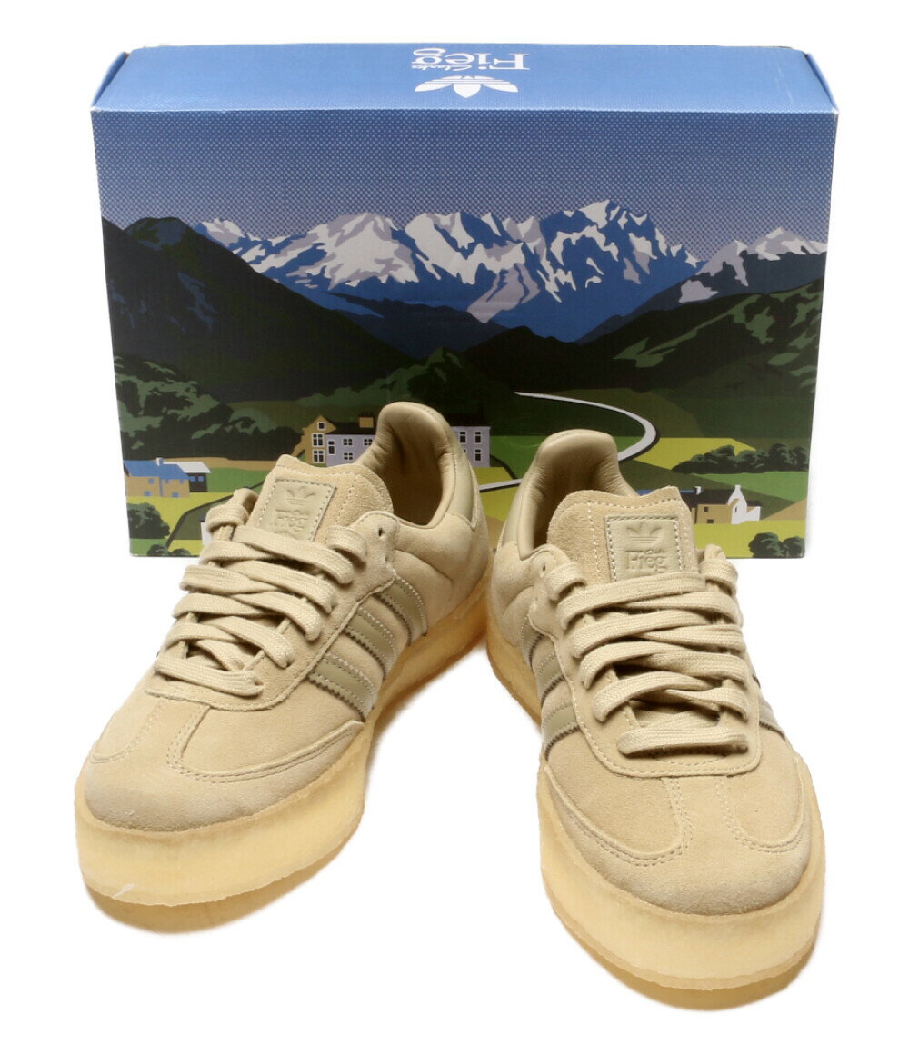 【中古】 アディダス スニーカー Ronnie Fieg Clarks Samba Wheat ID7298 レディース SIZE 24.5 adidas