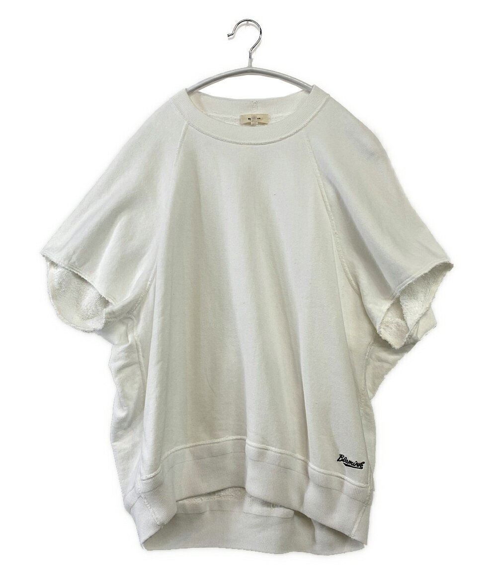 【中古】 ブラミンク スウェット 吊り起毛ロゴショートスリーブ 23ss レディース SIZE 1 BLAMINKのサムネイル