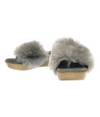 【中古】 アイランドスリッパ ファースリッパ レディース SIZE 8 (XL以上) ISLAND SLIPPER