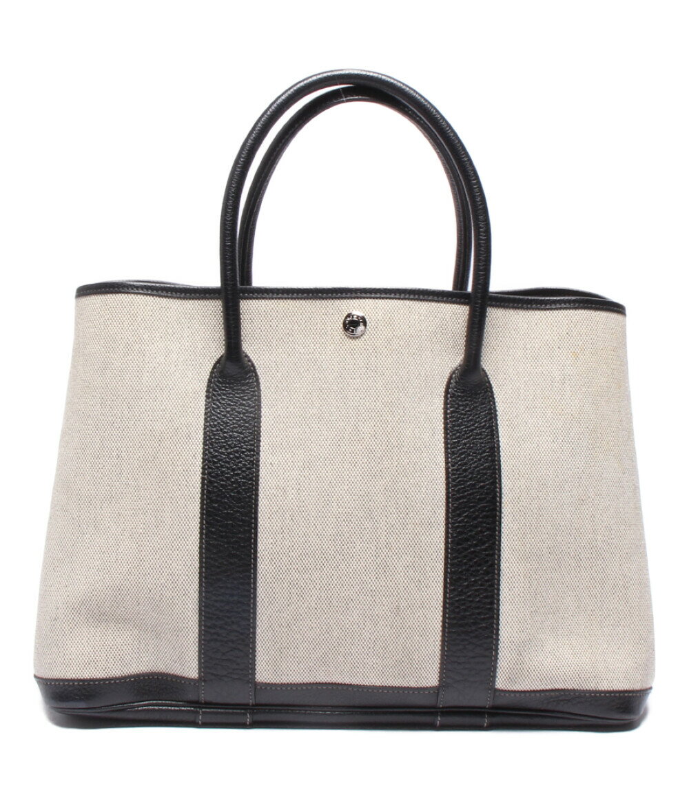 【中古】 エルメス トートバッグ ハンドバッグ シルバー金具 □I刻印 ガーデンパーティーPM レディース HERMESのサムネイル