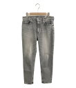 【7%OFFクーポン&500円OFFクーポン18日23:59迄】【中古】 デニムパンツ ダメージ加工 レディース SIZE 26 (S) upper hight...