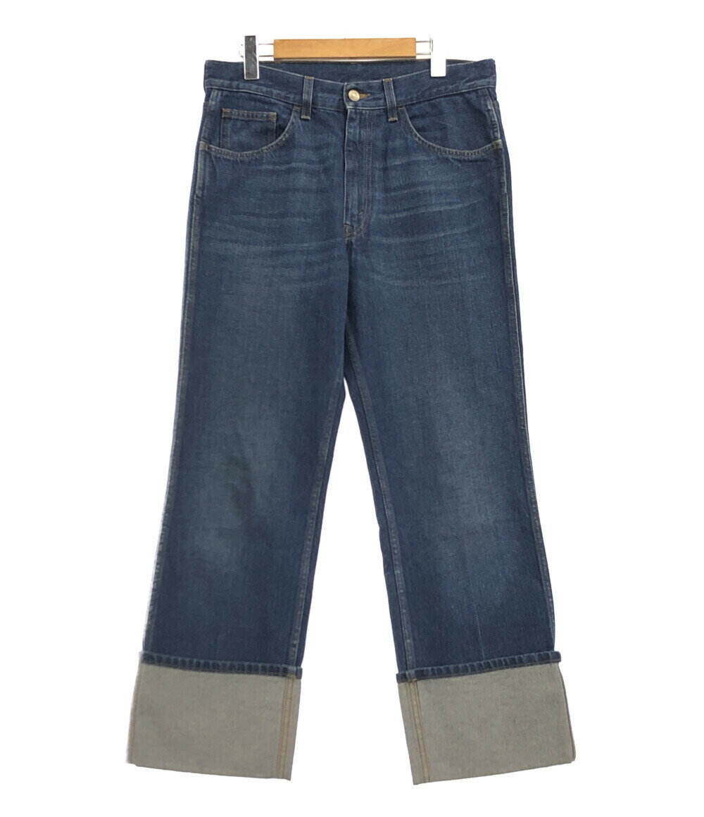 【全品5%OFFクーポン7日23:59迄】【中古】 グッチ ロールアップデニムパンツ メンズ SIZE 30 (M) GUCCI